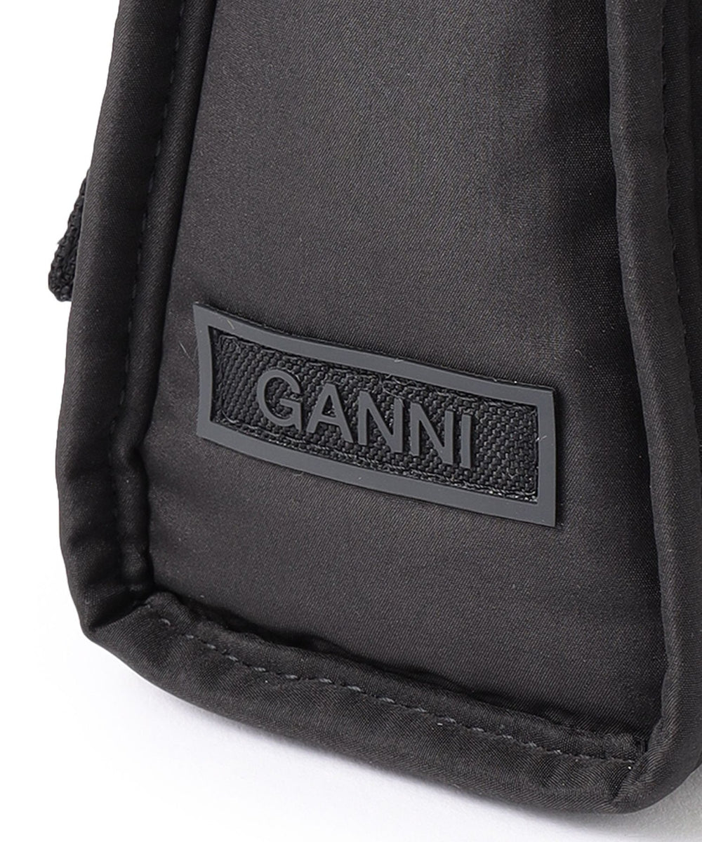 GANNI】ガニー ミニトート Recycled Tech Mini Tote A4920(バッグ