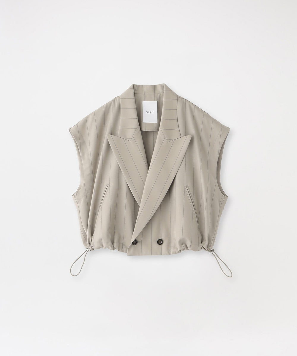 UJOH/ウジョー】ベスト Draw Cord Vest U732-V02-102(ブルゾン