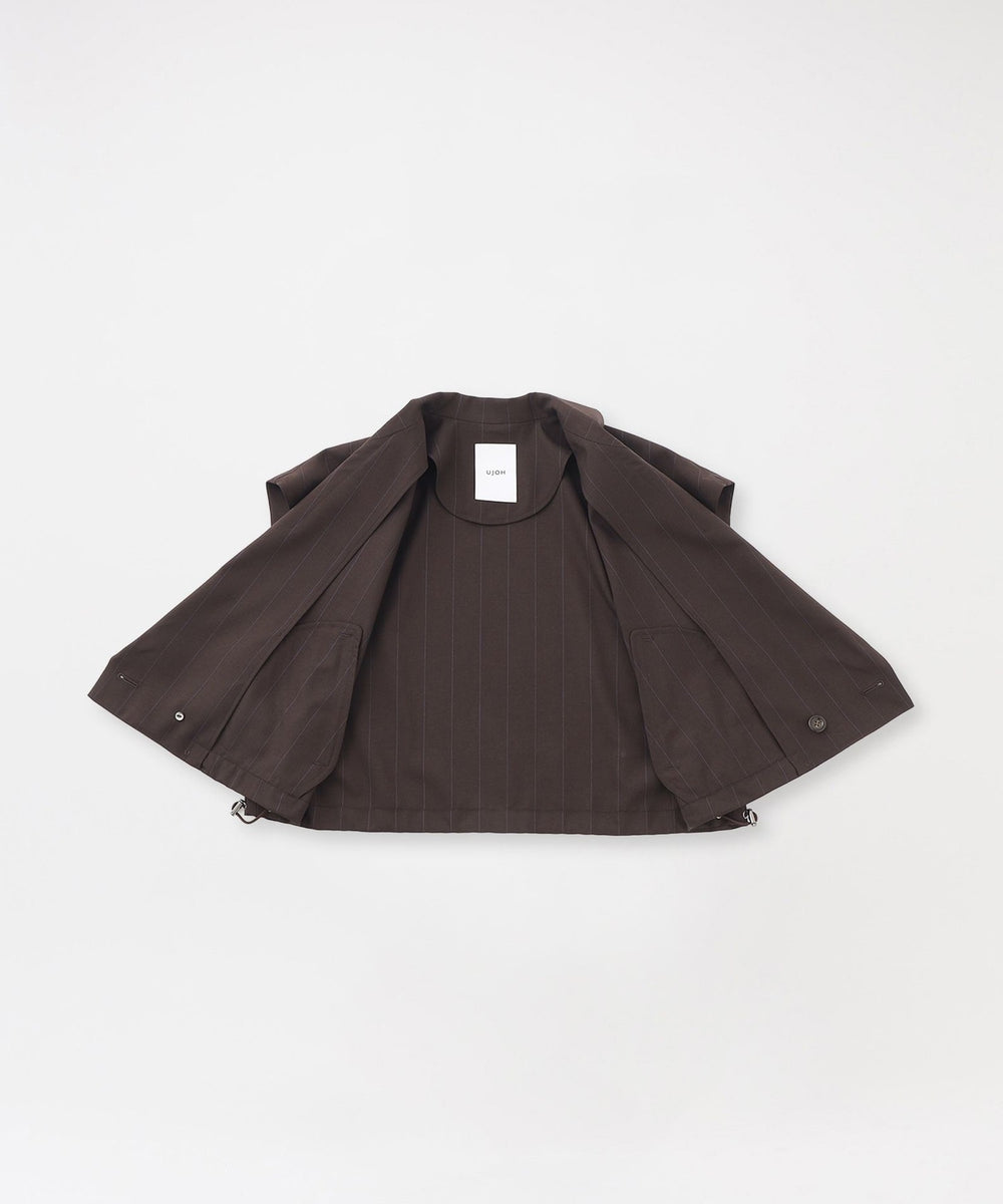 UJOH/ウジョー】ベスト Draw Cord Vest U732-V02-102(ブルゾン