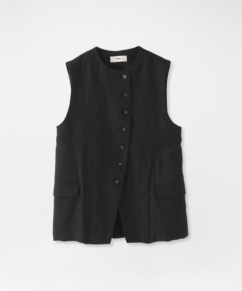 muller of yoshiokubo/ミュラーオブヨシオクボ】ベスト LINO VEST  MLS24702(ベスト)｜LOVELESS(ラブレス)のファッション通販 - SANYO ONLINE STORE | 三陽商会