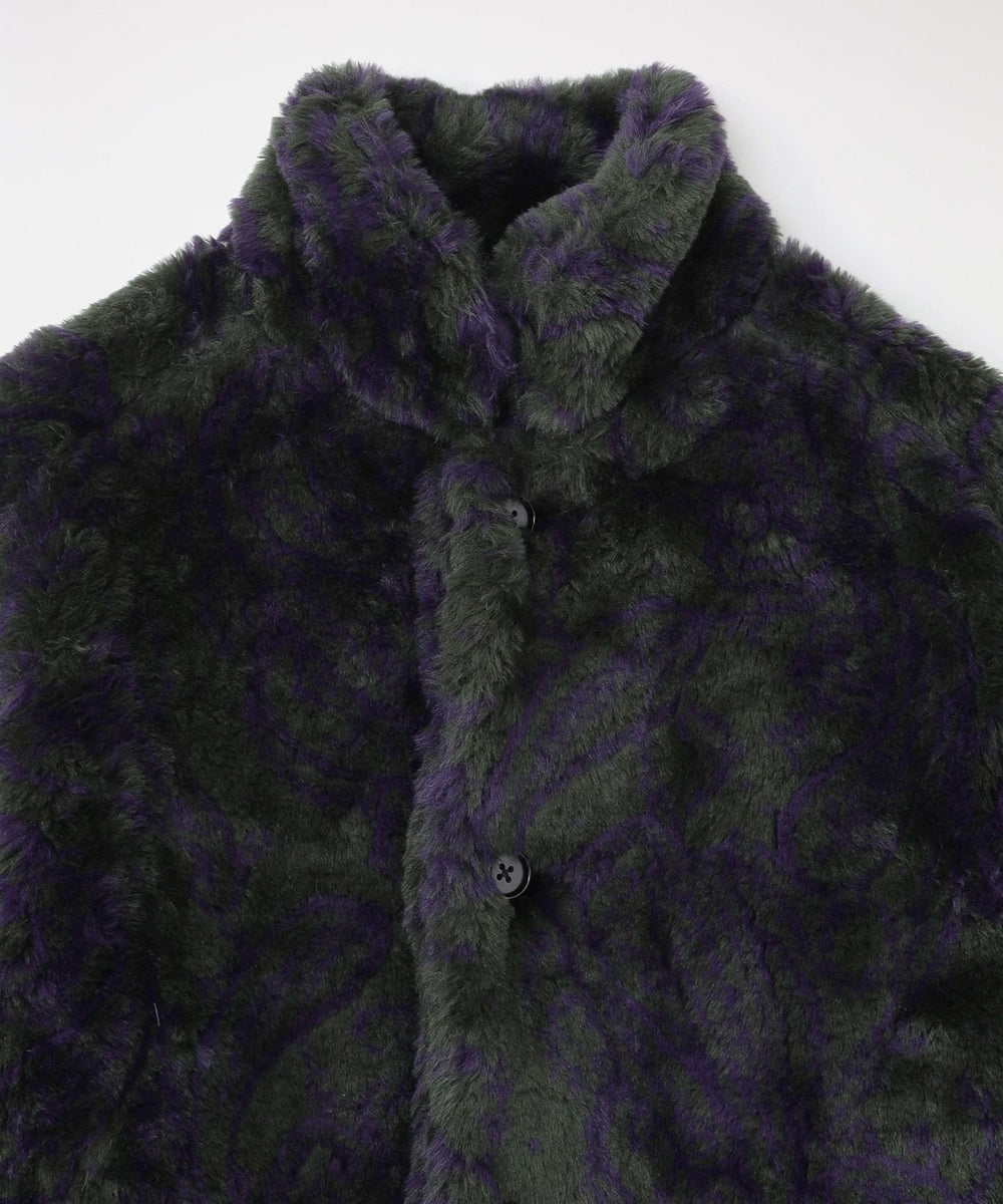 Needles】コート S.C. Car Coat -Acrylic Fur/Paisley NS080(ブルゾン