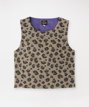 Needles】ベスト C.C. Vest -PE/C/CU/N Leopard NS128(トップス