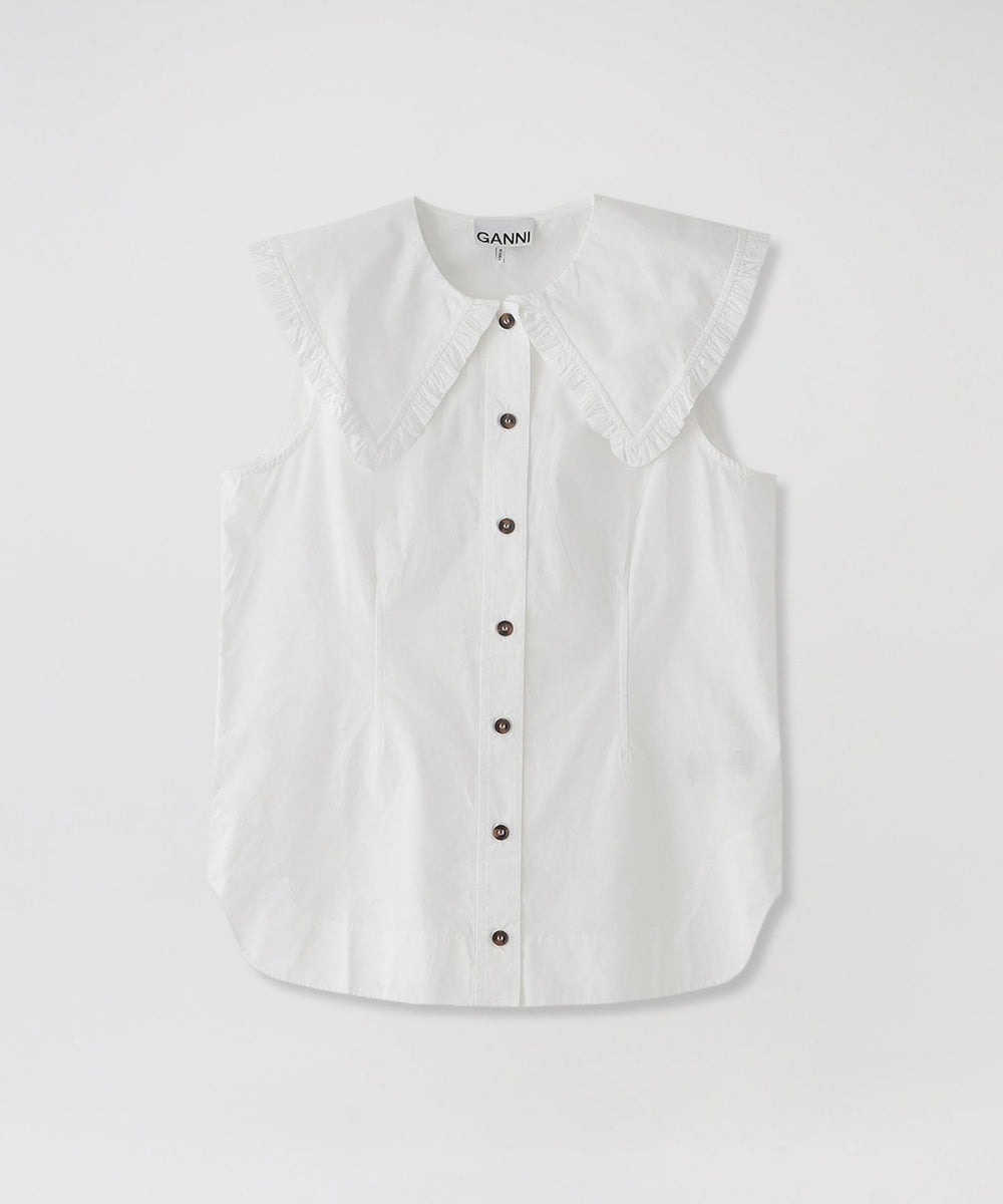 GANNI/ガニー】シャツ Sleeveless Shirt F4715 151(トップス ...