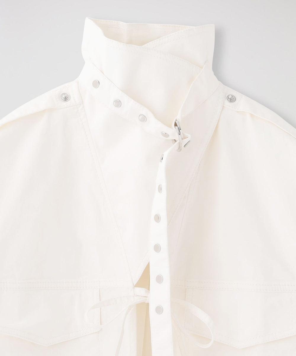 GANNI/ガニー】ブラウス Stretch Cotton Cowl Neck Blouse W0690