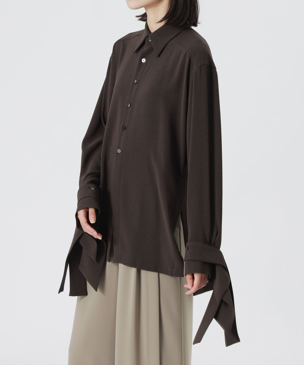 25AW EXCLUSIVE!!【UJOH/ウジョー】シャツ Ribbon Cuffs Shirt