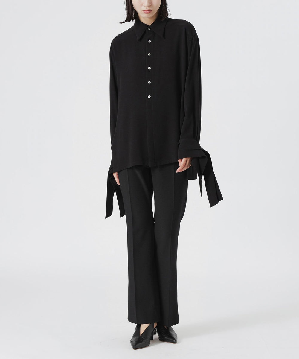 25AW EXCLUSIVE!!【UJOH/ウジョー】シャツ Ribbon Cuffs Shirt