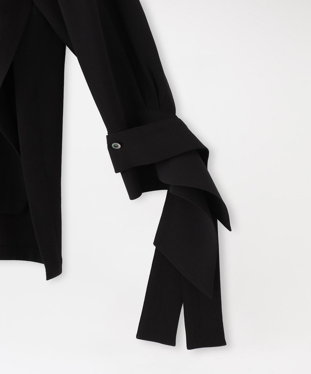 25AW EXCLUSIVE!!【UJOH/ウジョー】シャツ Ribbon Cuffs Shirt