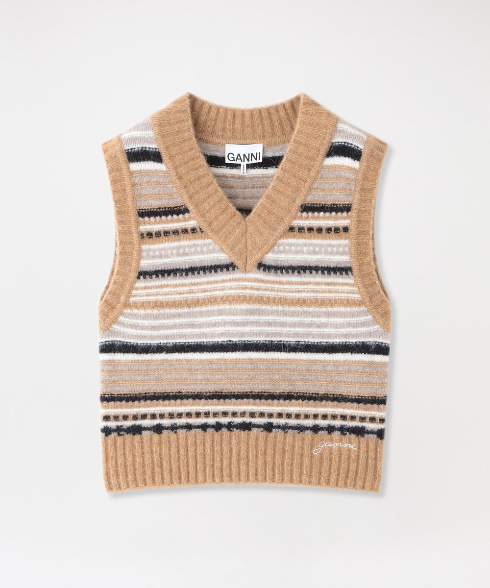 GANNI/ガニー】ニットベスト Soft Wool Stripe Vest K2236(トップス)｜LOVELESS(ラブレス)のファッション通販  - SANYO ONLINE STORE | 三陽商会