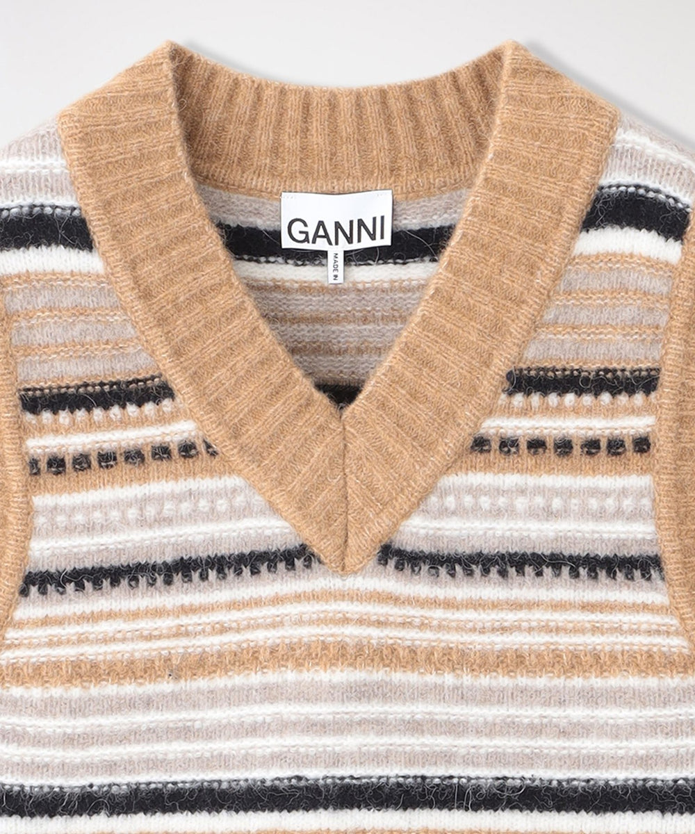 GANNI/ガニー】ニットベスト Soft Wool Stripe Vest K2236(トップス)｜LOVELESS(ラブレス)のファッション通販  - SANYO ONLINE STORE | 三陽商会