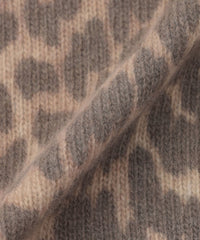 GANNI/ガニー】ニット Graphic Wool Mix Printed Leopard T