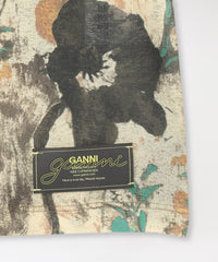 GANNI/ガニー】カットソー Printed Marl Mesh Long Sleeve Top