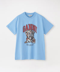 GANNI/ガニー】Tシャツ Basic Jersey Tiger Relaxed T-shirt T4007