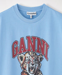 GANNI/ガニー】Tシャツ Basic Jersey Tiger Relaxed T-shirt T4007