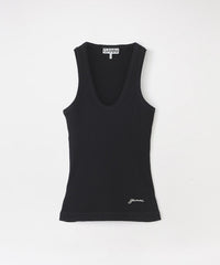 GANNI/ガニー】タンクトップ Heavy Cotton Rib Tank Top A1050166