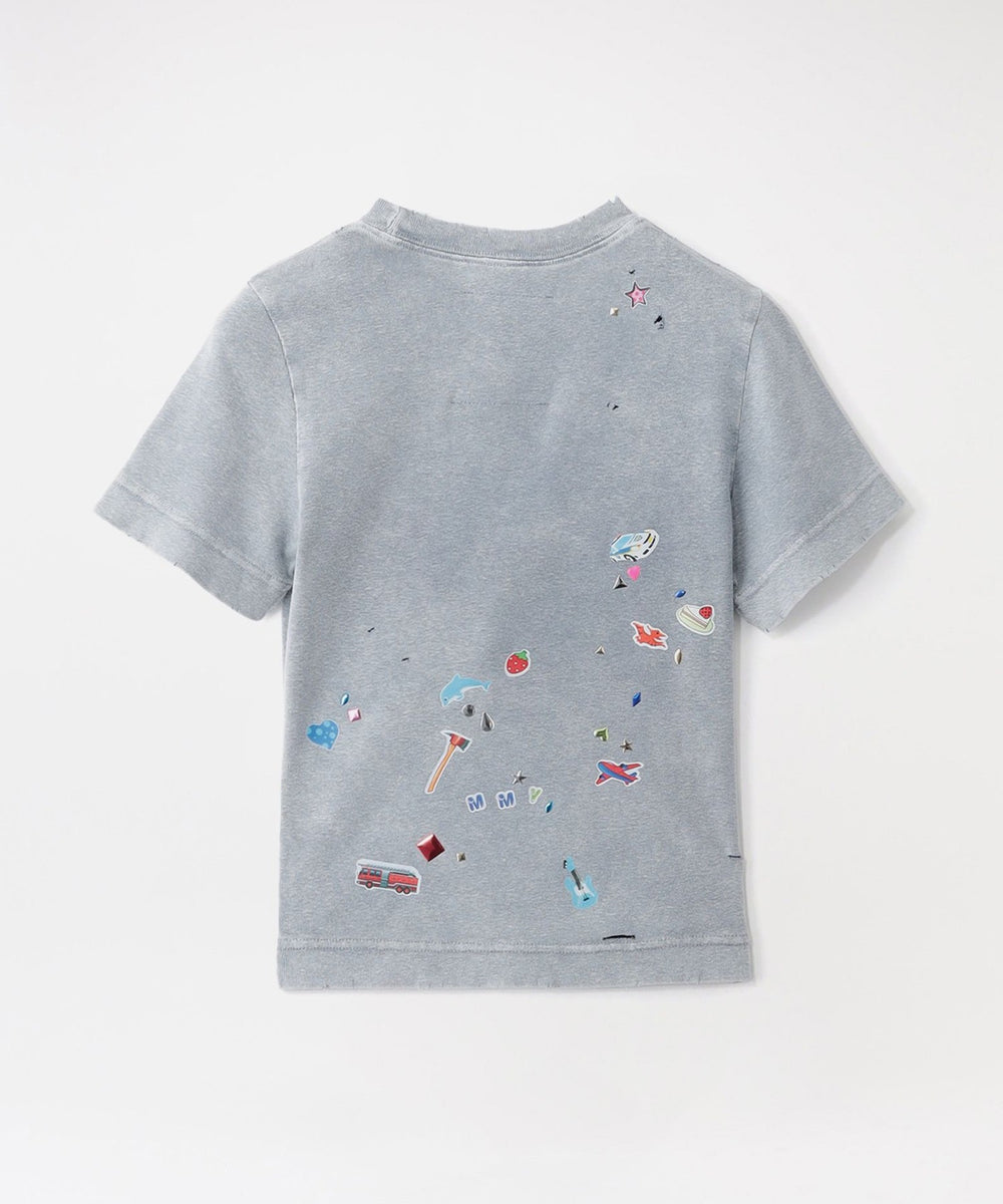 Maison MIHARA YASUHIRO/メゾンミハラヤスヒロ】Tシャツ BLEACHED KIDS