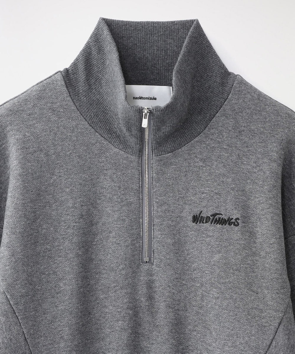 naokitomizuka ナオキトミヅカ ハーフジップ スウェット naokitomizuka/ナオキトミズカ】スウェット WILD THINGS Half