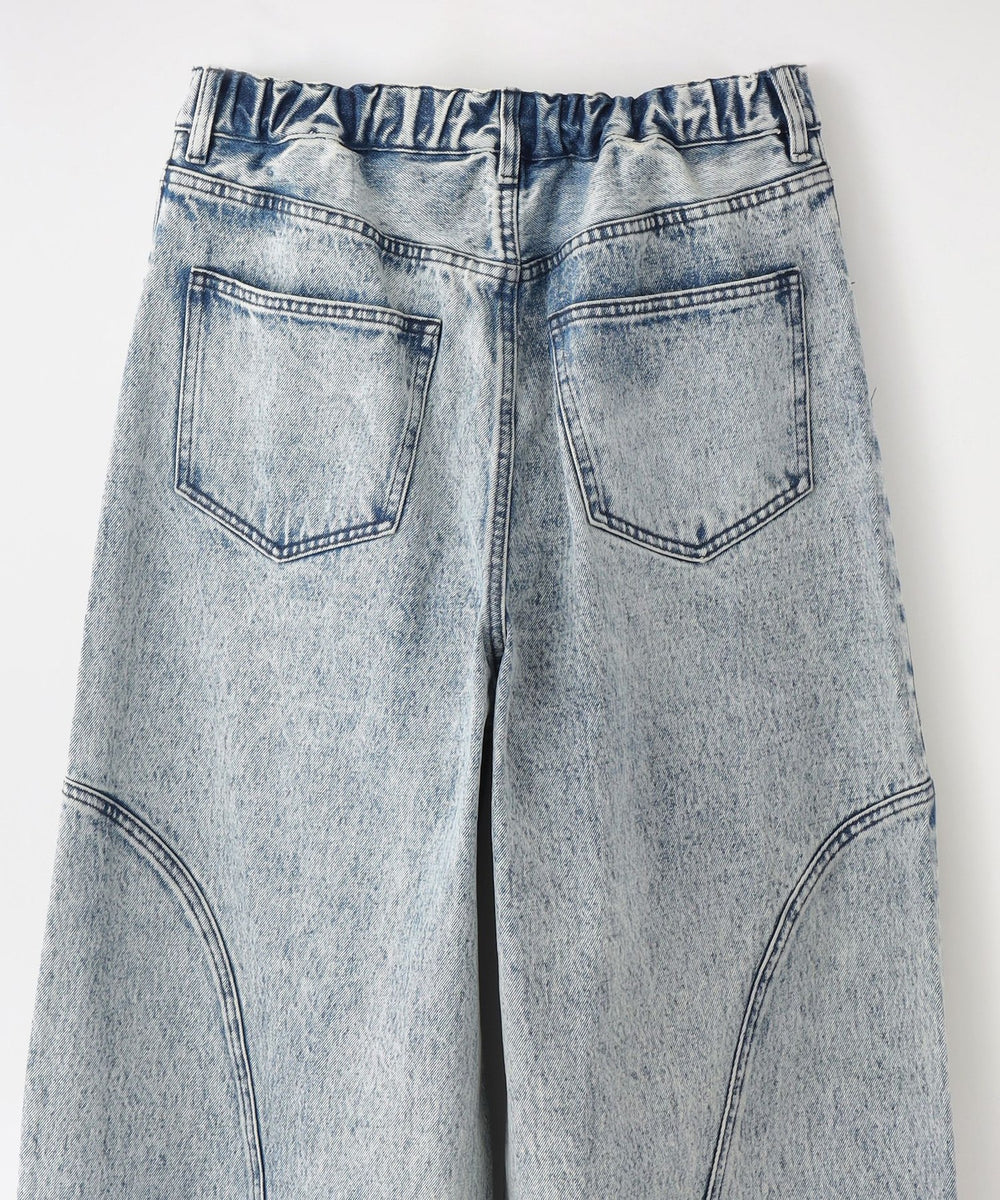 3D Cutting Balloon Denim Pants ミカゲシン 3D Cutting Balloon Denim Pants – MIKAGE SHIN