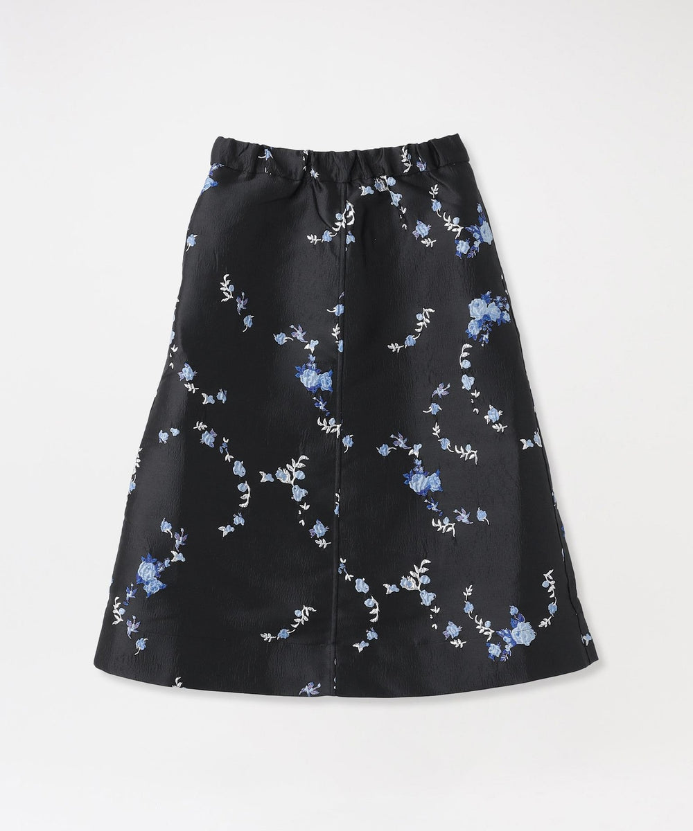 GANNI】スカート 3D Jacquard Elasticated Midi Skirt F8441(スカート