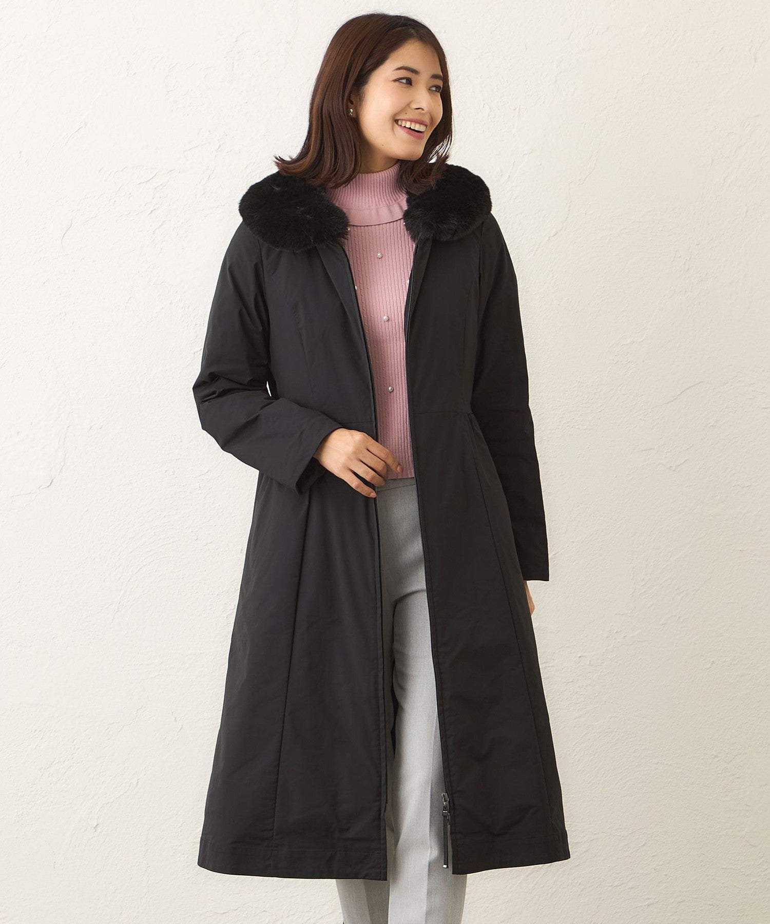 2361-W5A0366009__,09,モデル身長167cm 着用サイズ：40