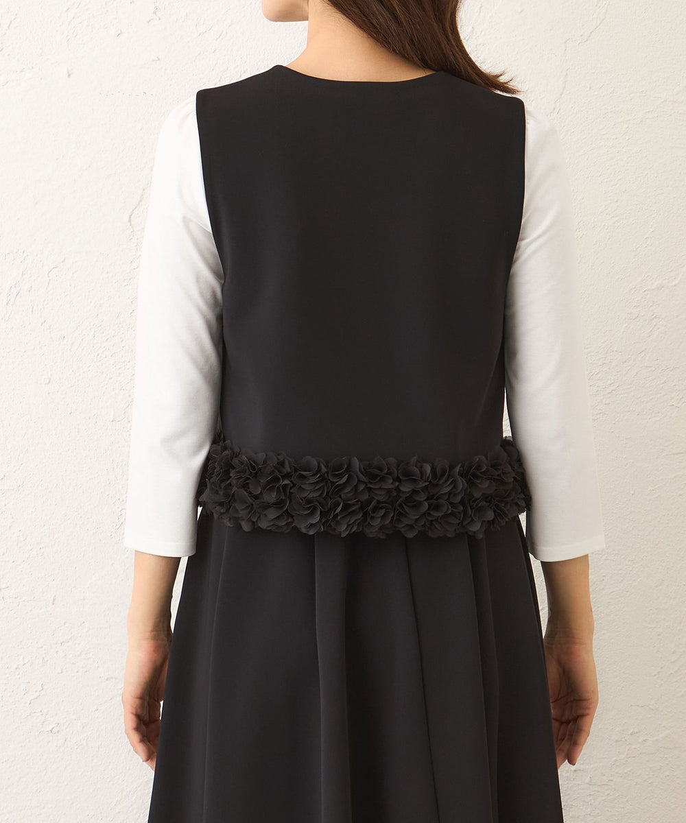 マットストレッチダンボール ショートジレ(ベスト)｜TO BE CHIC