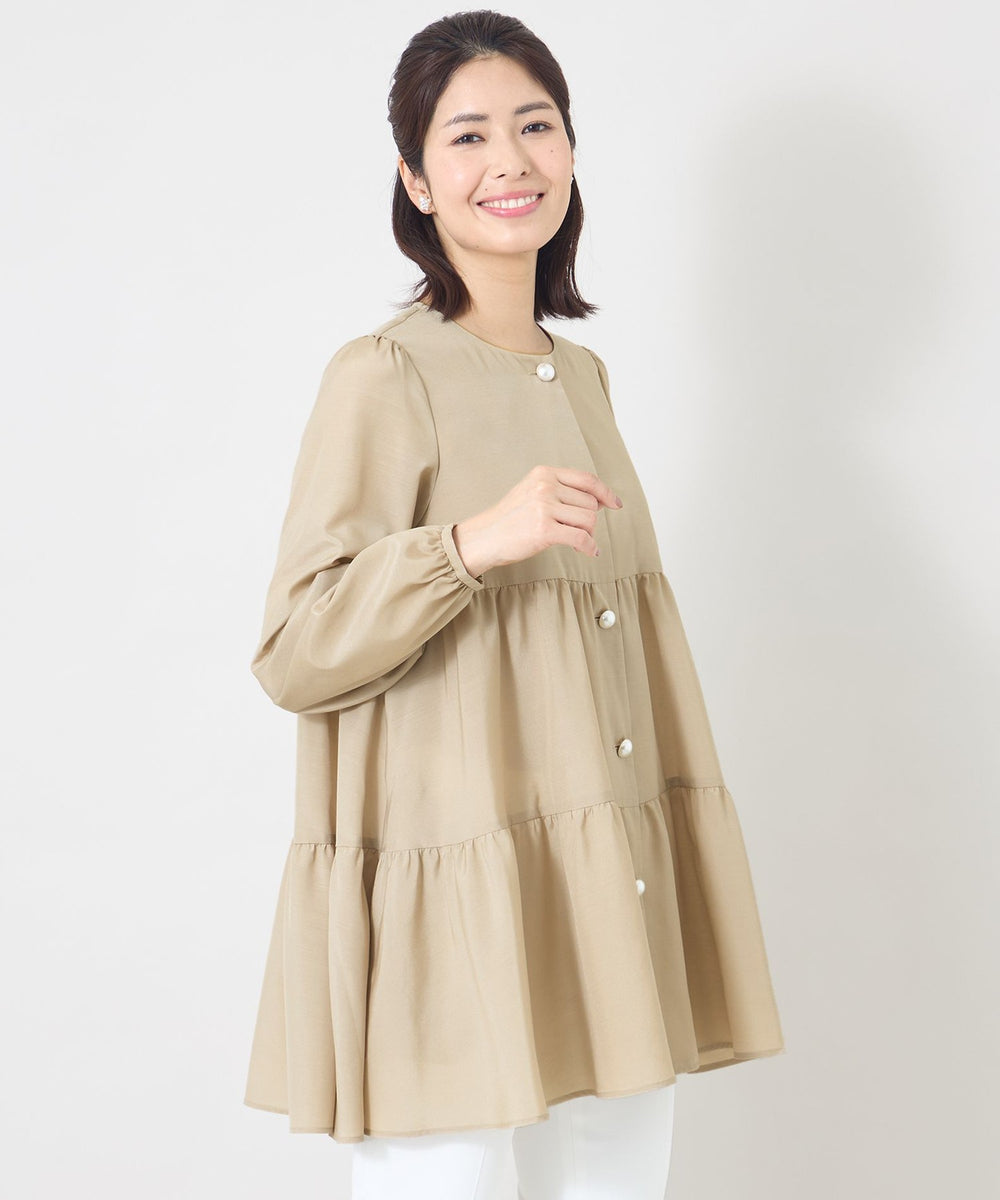ブライトクロス ティアードブラウス(トップス)｜TO BE CHIC(トゥー