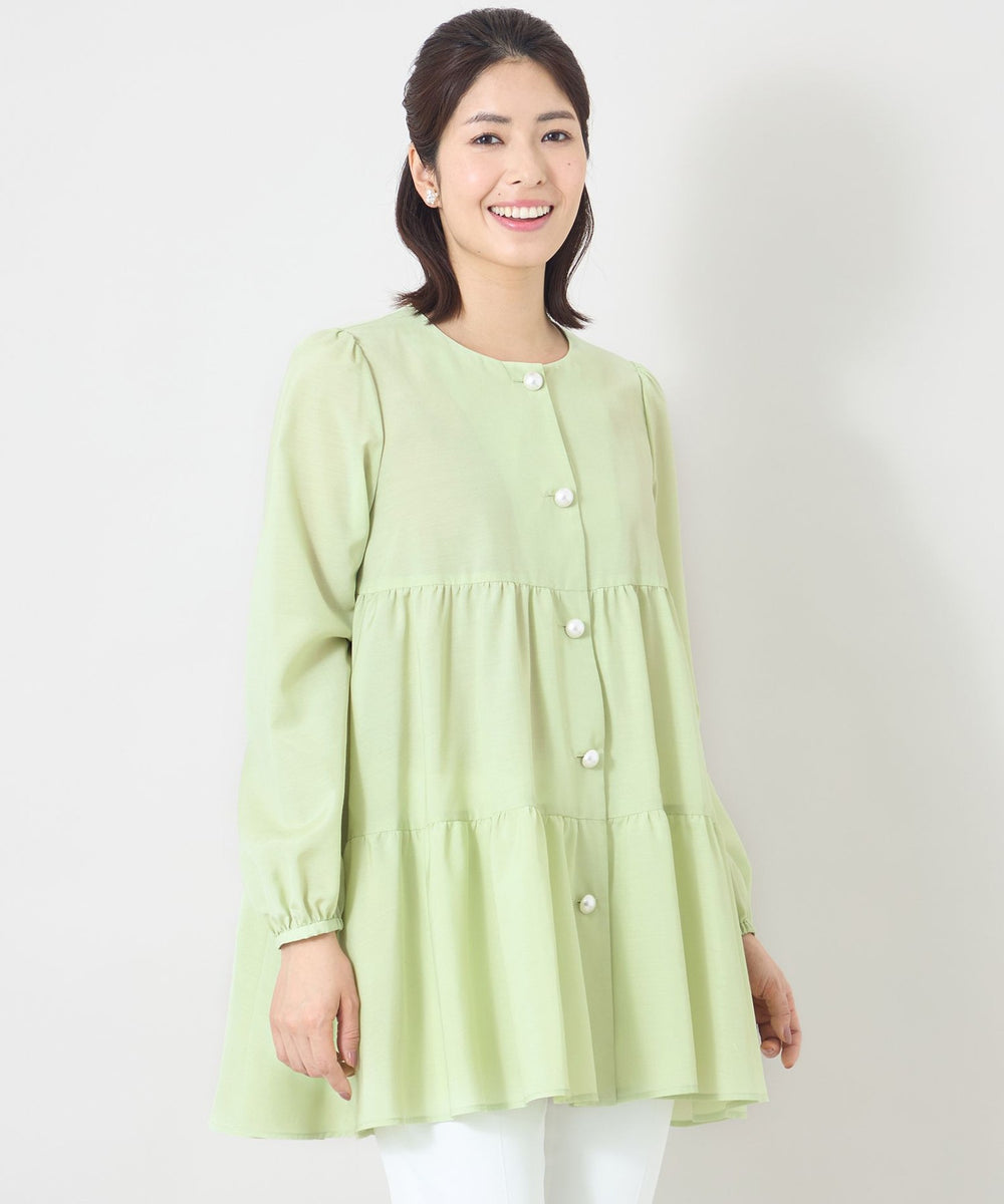 ブライトクロス ティアードブラウス(トップス)｜TO BE CHIC(トゥー