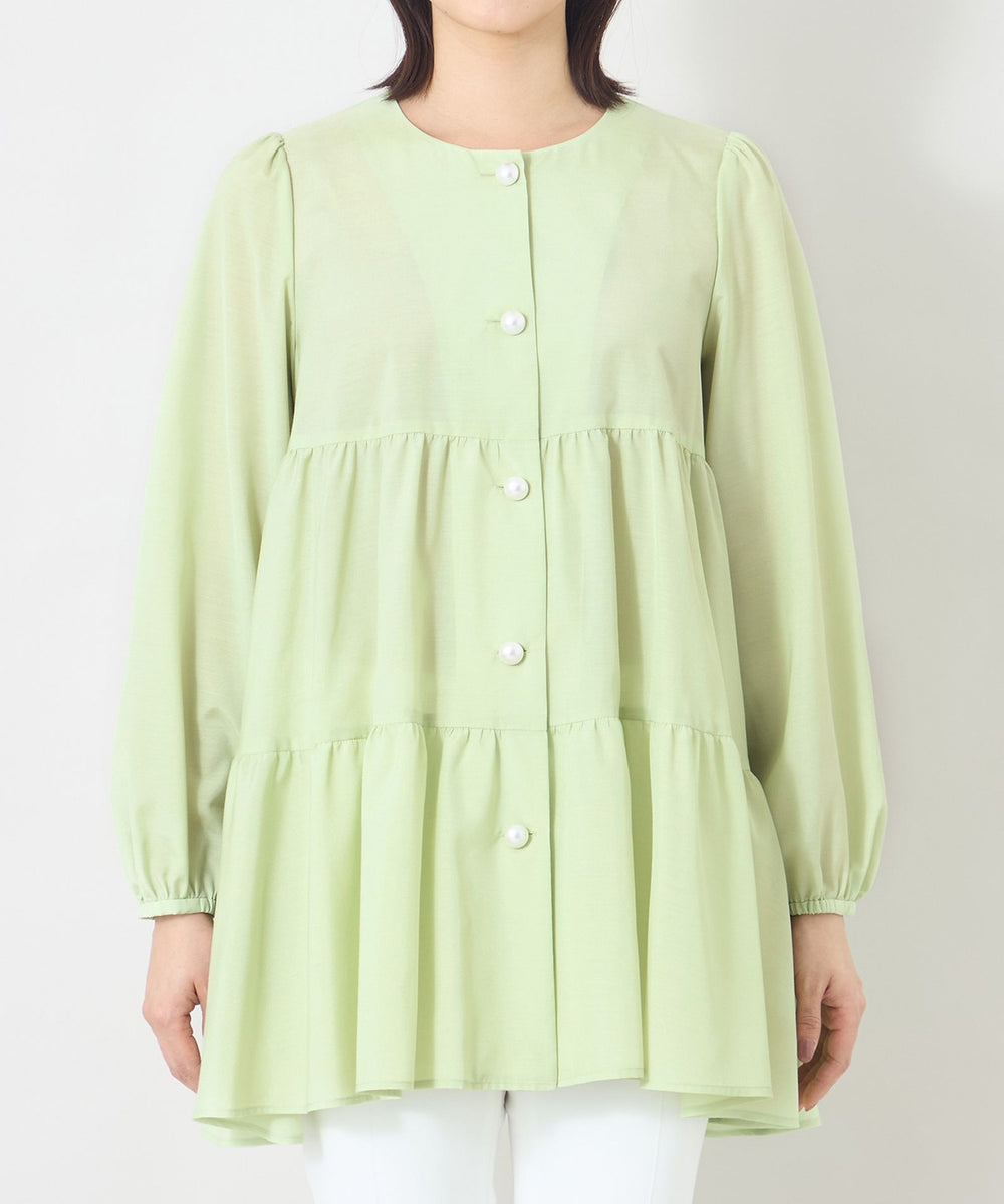 ブライトクロス ティアードブラウス(トップス)｜TO BE CHIC(トゥー