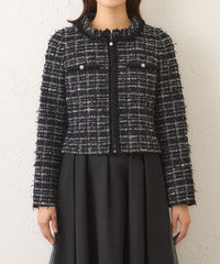 パピヨンファンシーツイード ジャケット(ジャケット)｜TO BE