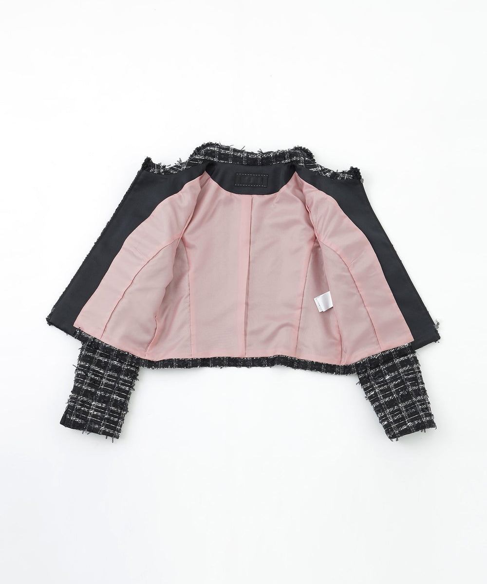 パピヨンファンシーツイード ジャケット(ジャケット)｜TO BE CHIC