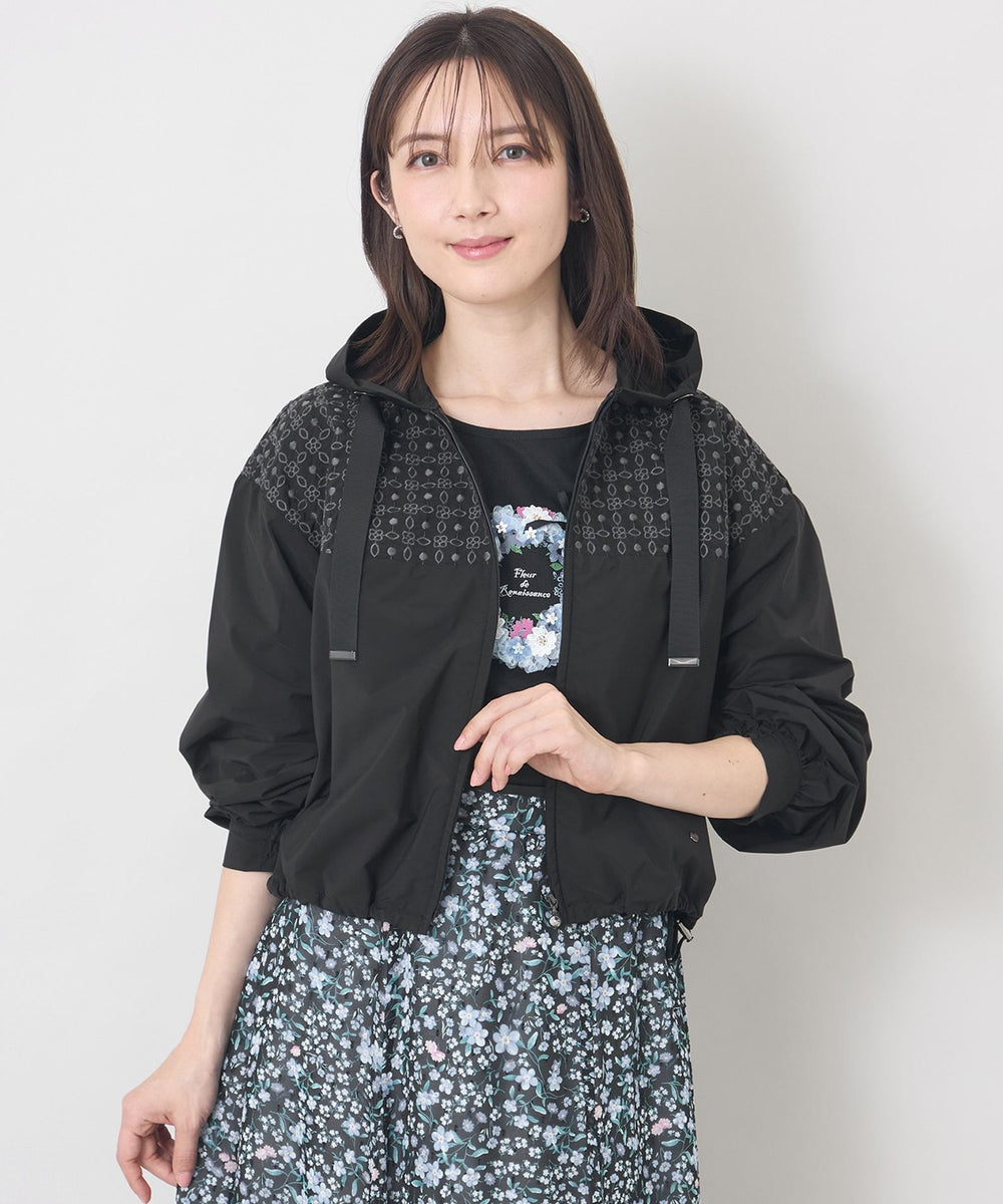 のりたま様　ブルゾン エンブロイダリーフーデット ブルゾン(ブルゾン)｜TO BE CHIC(トゥー
