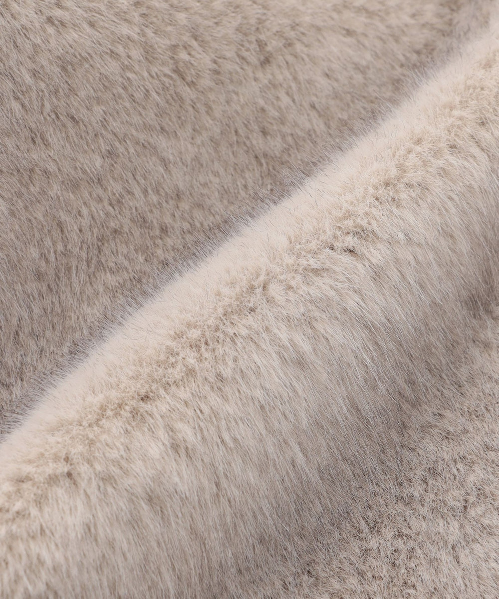 フェイクファー ステンカラーブルゾン(ジャケット)｜TO BE CHIC(トゥー