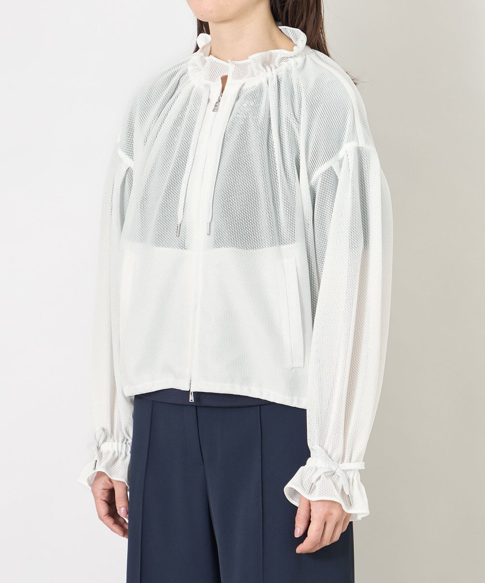 ラッセルエアリー フリルショートブルゾン(ブルゾン)｜TO BE CHIC