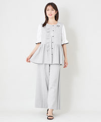サマーコンフォート リュクスフリル ジレ(ベスト)｜TO BE CHIC(トゥー