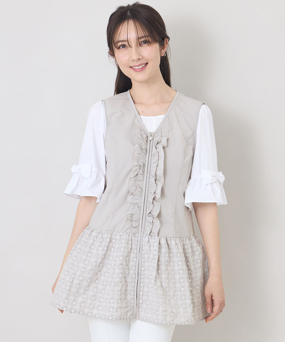 エンブロイダリーエレガンス ジレ(ベスト)｜TO BE CHIC(トゥー ビー