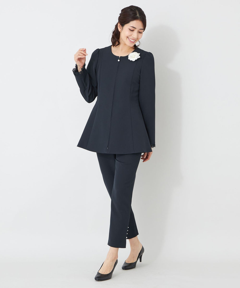 デュアルストレッチ ZIP チュニック(トップス)｜TO BE CHIC(トゥー