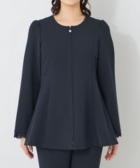 デュアルストレッチ ZIP チュニック(トップス)｜TO BE CHIC(トゥー