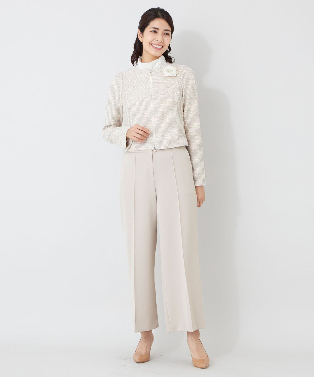 TO BE CHIC ツイードジャケット&スカート MIXツイード ジャケット(ジャケット)｜TO BE CHIC(トゥー ビー シック