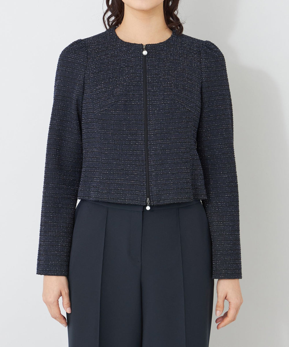 MIXツイード ジャケット(ジャケット)｜TO BE CHIC(トゥー ビー シック