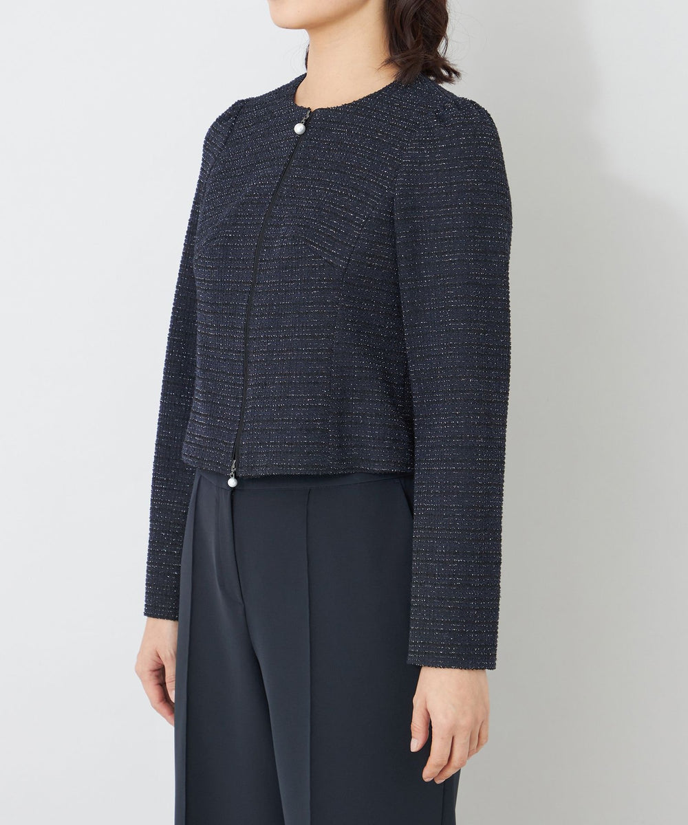 MIXツイード ジャケット(ジャケット)｜TO BE CHIC(トゥー ビー シック