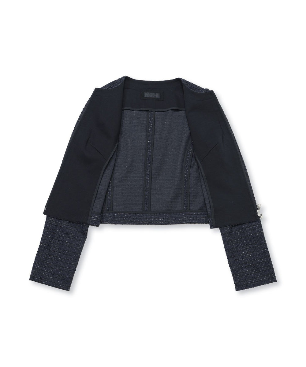 MIXツイード ジャケット(ジャケット)｜TO BE CHIC(トゥー ビー シック