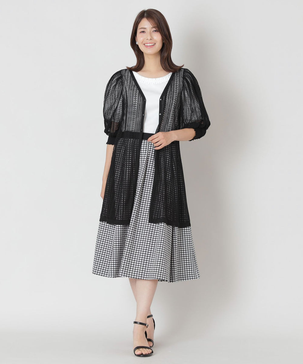 極美品♪ エストネーション カーディガン＆ミトンズ ワンピース 2点おまとめ miniministore キャミワンピース＆カーディガン2点セット