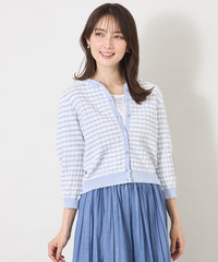 エアリーボーダー ニットパーカー(トップス)｜TO BE CHIC(トゥー ビー