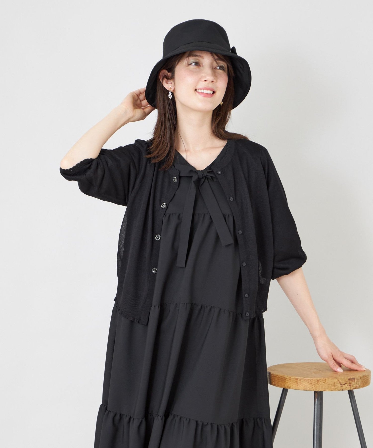 2361-W5F0674409__,09,モデル身長168cm 着用サイズ：40