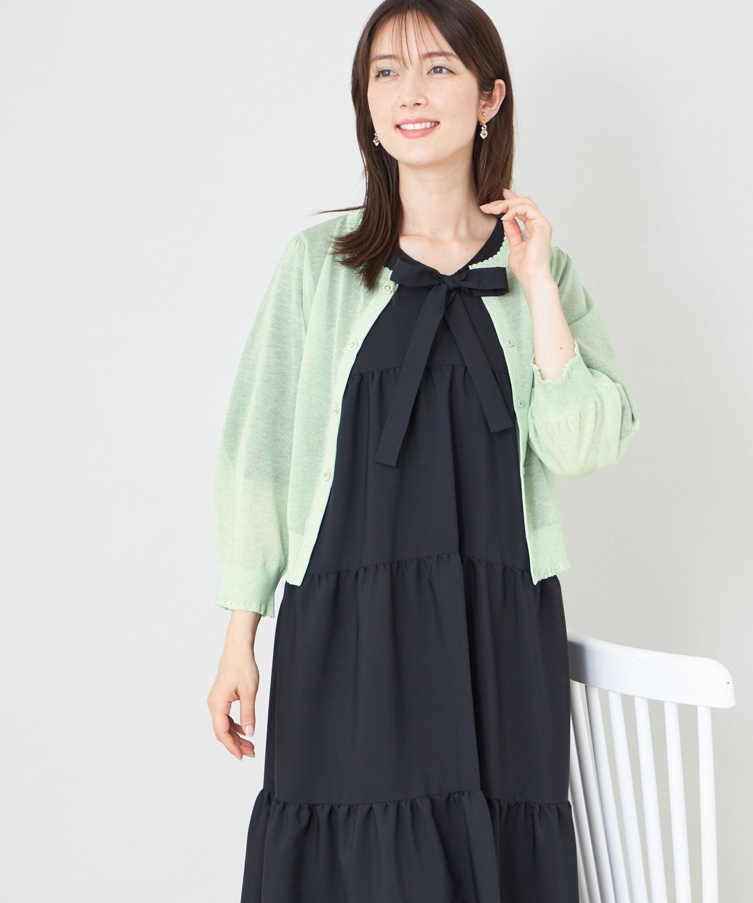 2361-W5F0674476__,76,モデル身長168cm 着用サイズ：40