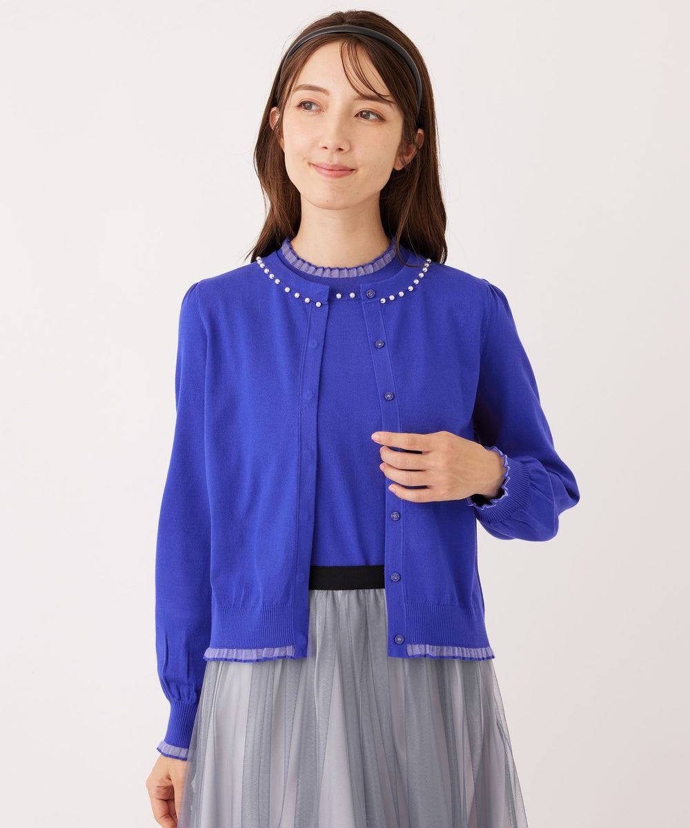 シアーレイヤー カーディガン(トップス)｜TO BE CHIC(トゥー ビー