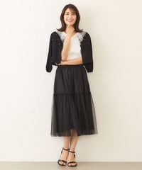 ダイヤビジューボレロ(ブルゾン)｜TO BE CHIC(トゥー ビー シック)の