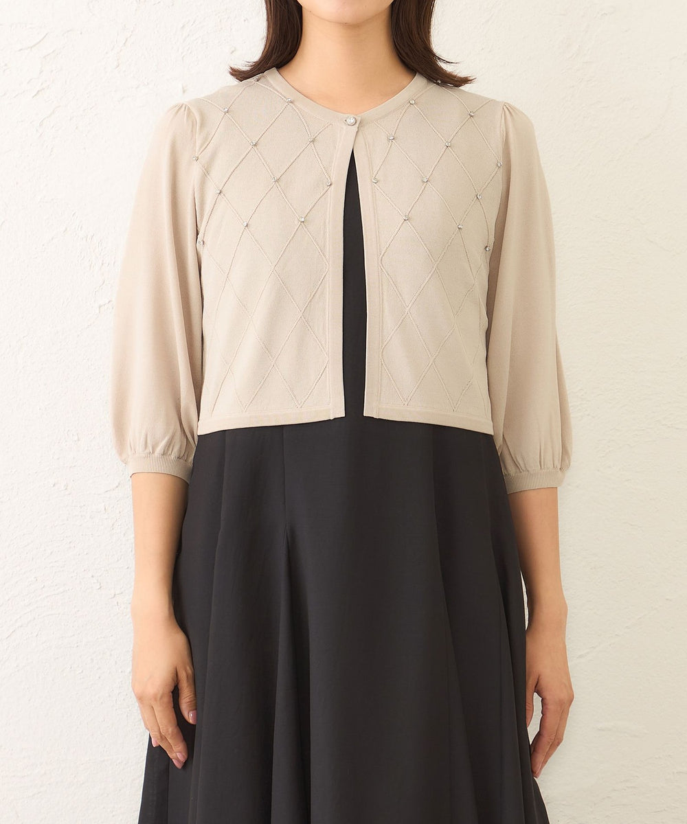 ルネ　ボレロ ダイヤビジューボレロ(ブルゾン)｜TO BE CHIC(トゥー ビー シック)の