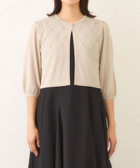 ダイヤビジューボレロ(ブルゾン)｜TO BE CHIC(トゥー ビー