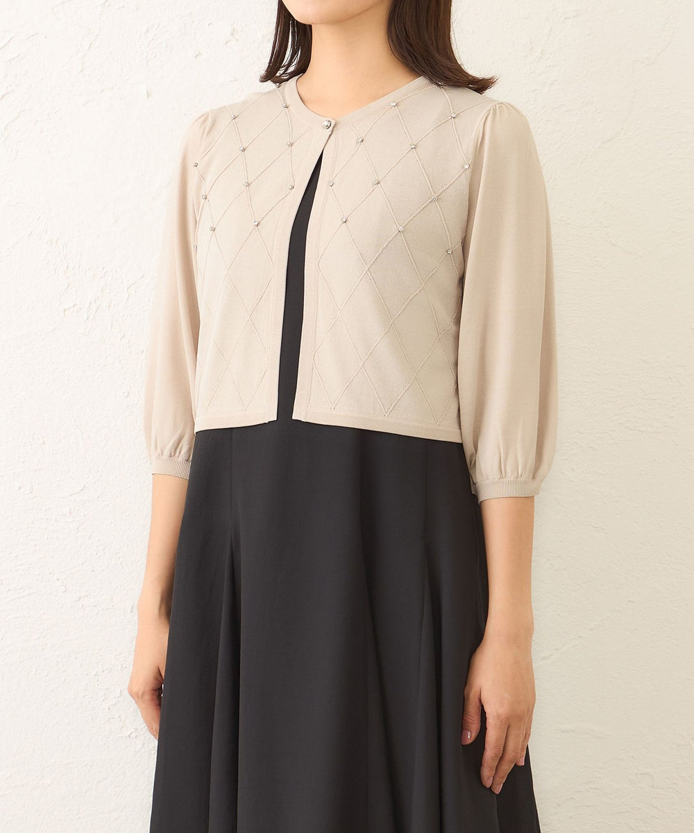 ダイヤビジューボレロ(ブルゾン)｜TO BE CHIC(トゥー ビー シック)の