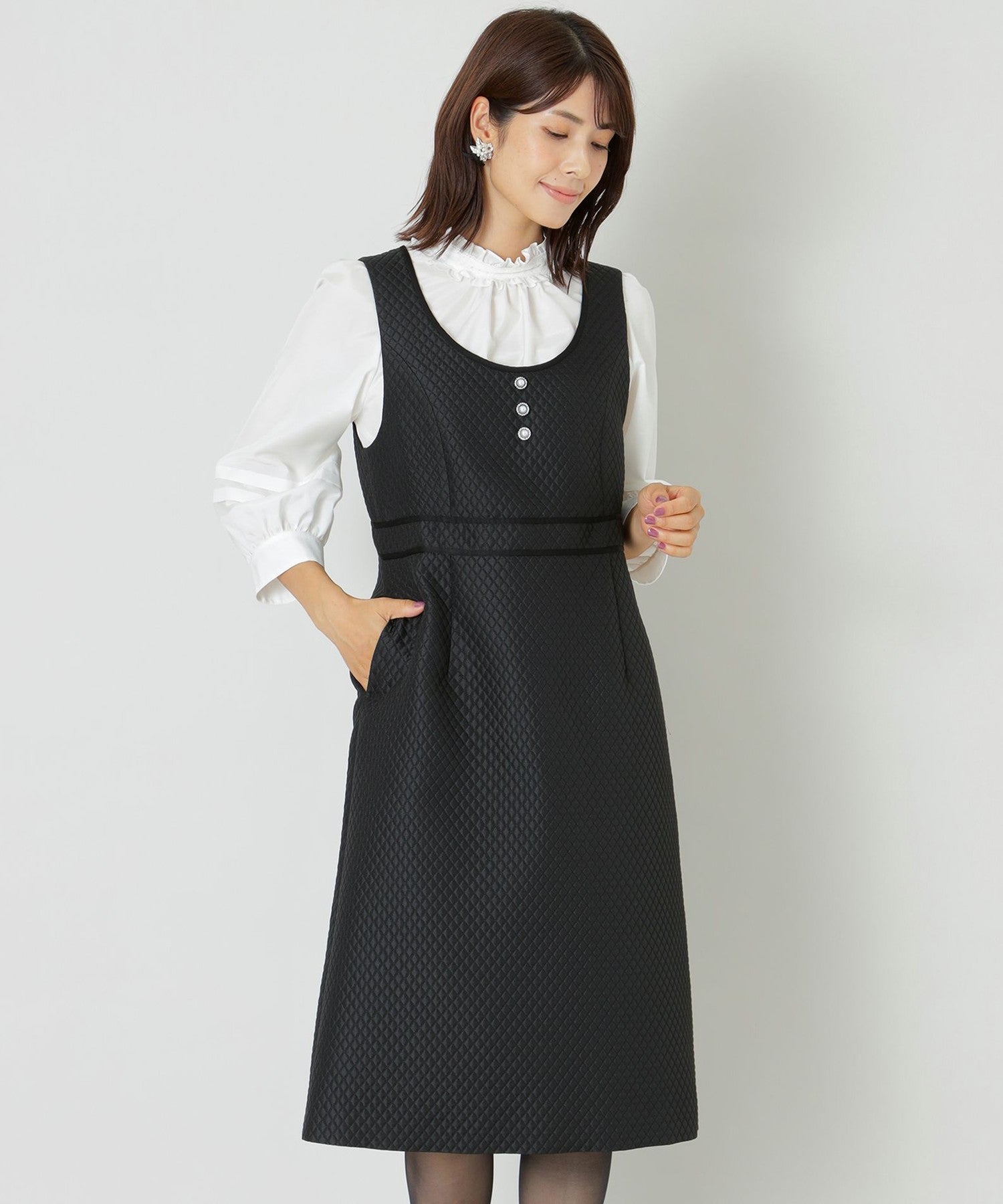 2361-W5J0620209__,09,モデル身長167cm 着用サイズ：40